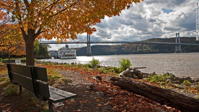American Cruise Lines hosts an eight-day trip into the Hudson River Valley from New York City.