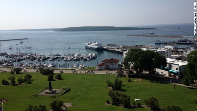 Check out Michigan's picturesque Mackinac Island during an 11-day Great Lakes cruise with USA River Cruises.