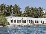 Abandoned luxury: The huge mansion, situated on one of the Rosario Islands in Colombia, was commissioned by drug kingpin Pablo Escobar