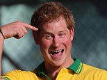Holiday royalty: The public figure men and women agree would be great to take on holiday is Prince Harry