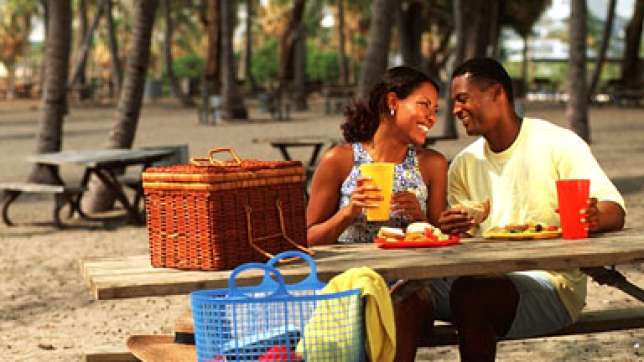 Couple on a beach