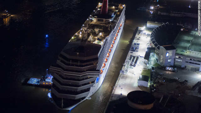 The Triumph will be moved on February 15 to a shipyard at Mobile's port, where it could be repaired. Carnival has canceled more than a dozen of the ship's planned voyages.