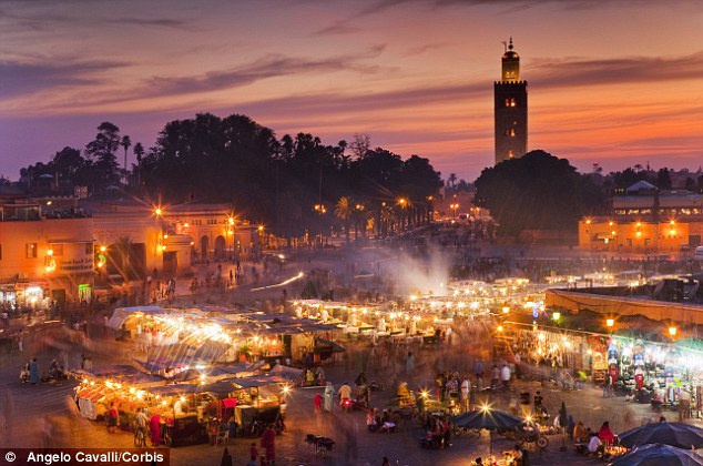 Somewhere for all the family? Visit Place Jema al-Fna at dusk  before heading back to the hotel