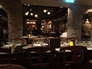 Inside La Cucina in the Norwegian Epic