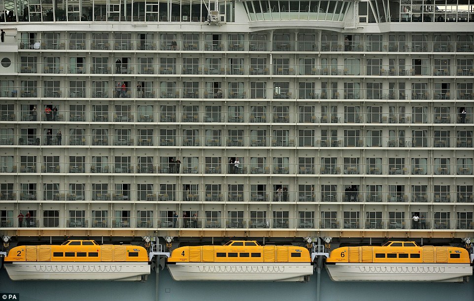 Guzzler: The ship uses 2,350,000 litres of water every day