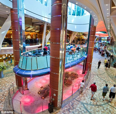 There is over 10,000 square metres of retail space
