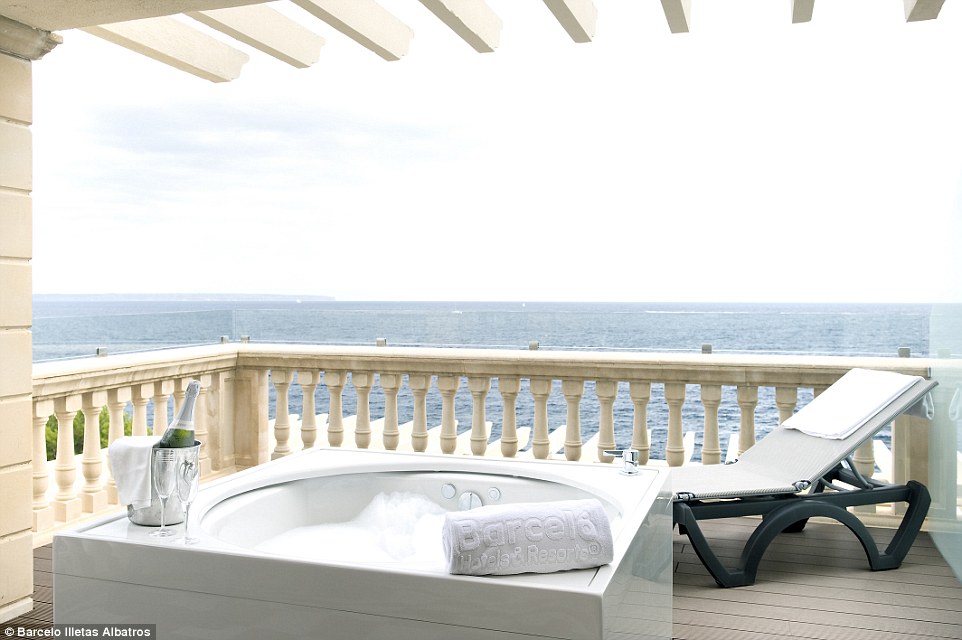 The Barcelo Illeatas Abatros on the island of Mallorca is an exclusive, adults-only property overlooking the Bay of Palma