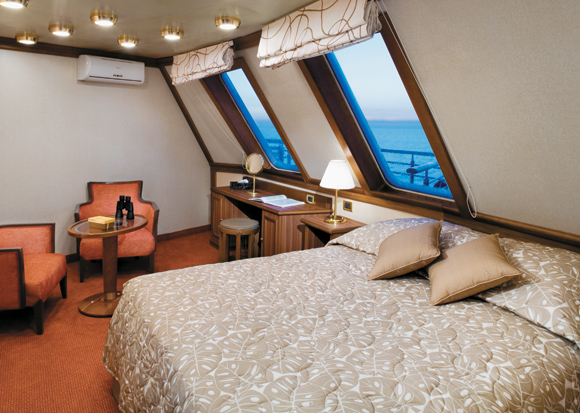 The 618-square-foot Grand Suite on Silver Explorer