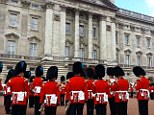 Making Westeros proud: The Queen's Guard played the theme tune from Game of Thrones during the Changing of the Guard ceremony