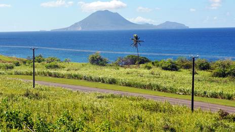 St Kitts, Coastal views, West Indies