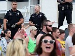 High police presence: More officers have been deployed to cope with the spring break invasion in Florida