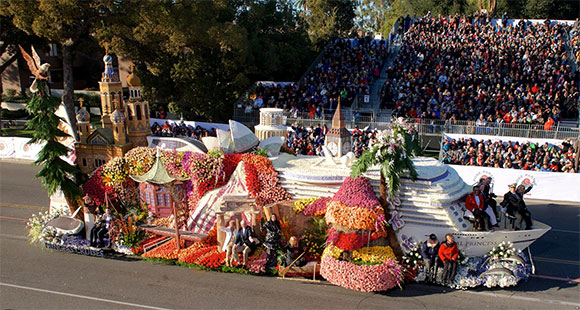 princess cruises rose parade float