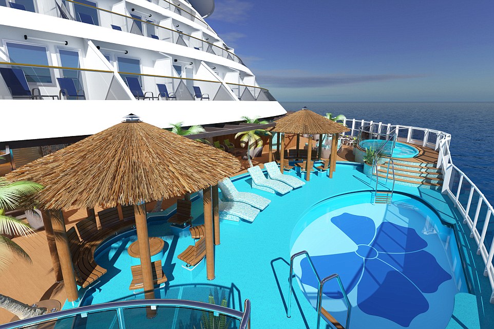 Vista will become the largest ship in Carnival’s fleet when it departs on its maiden voyage with up to 4,000 passengers on board