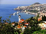 Enticing: The view across Funchal, where Ronaldo was born