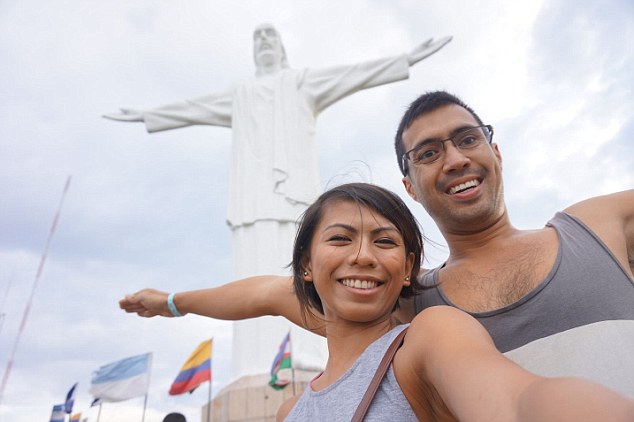 Mark added: 'We also worked in Panama, where we rented an apartment and hustled on our blog for a solid month getting some side jobs travel writing