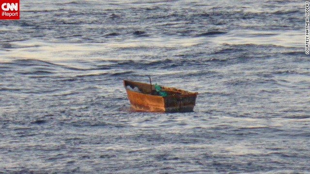 The stranded boat was left adrift in the Caribbean Sea after all passengers were brought on board the Paradise.