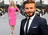 Holly Willoughby and David Beckham