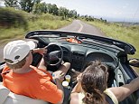 Nervous drivers: A quarter of Brits say they are not confident to get behind the wheel while on holiday