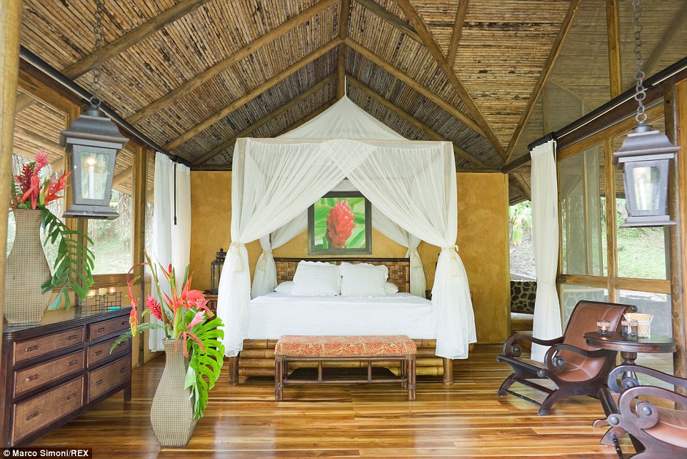 Honeymoon in the beautiful (and sustainable) Pacuare Lodge in the rainforests of Costa Rica where a six-day suite package starts at $2,094 (£1,310), not including flights