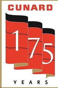 cunard 175th anniversary logo