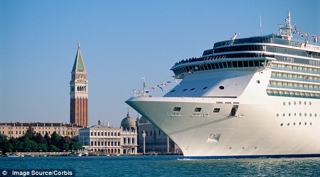 Cruise ship in Venice