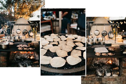 food at welcome dinner