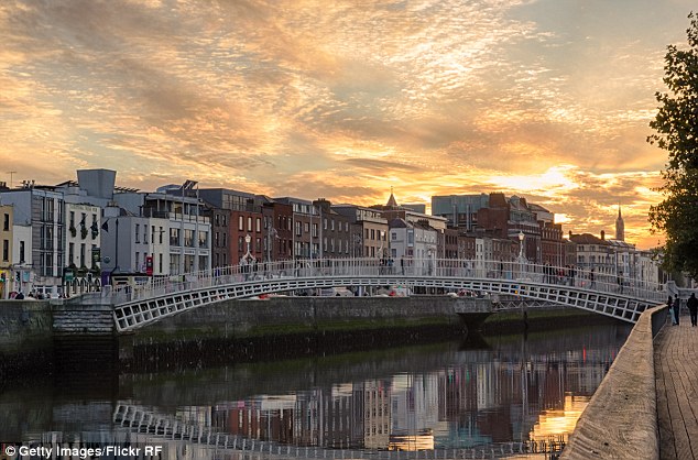 'Happy the city where citizens obey': Mr. and Mrs. West are also rumoured to be bringing their wedded bliss to Dublin for at least one of their days on the Emerald Isle