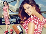 Kelly Brook's 'selfie suitcase'