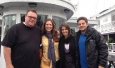 From the left: Chris Shepherd and Lindsey Brown, with their boatmates, Lilal and Itamar from Israel