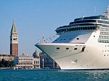 Cruise ship in Venice