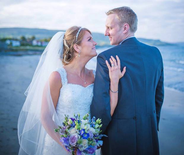 John and Lynette Rodgers on their wedding day