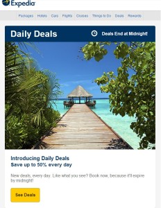 expedia introducing deals