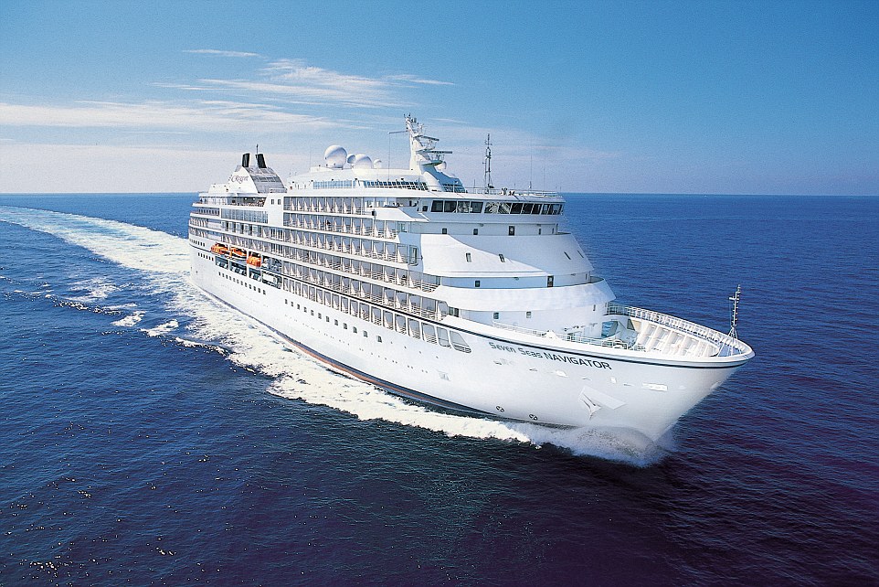 Water boat: The Seven Seas Navigator isn't the biggest cruise ship, but she is one of the most luxurious