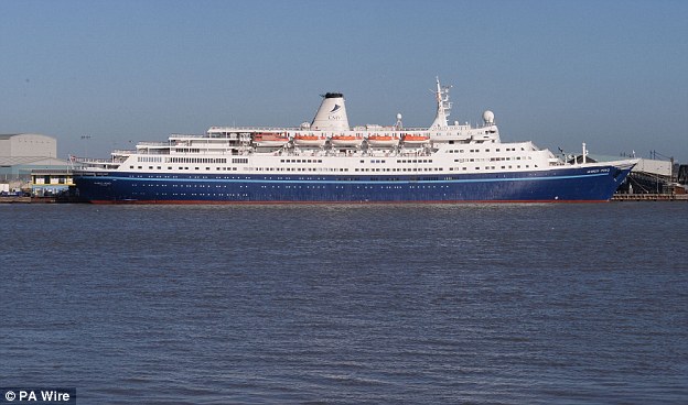Mrs Brown was rescued after she swam out to sea towards the Marco Polo cruise ship