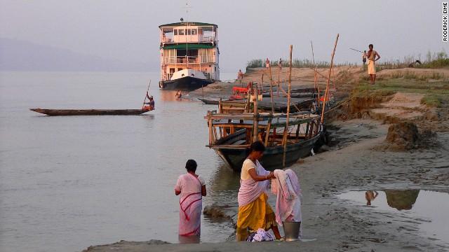While the cruise aboard the 24-pax Charaidew trundles from Guwahati to Tezpur, you'll enjoy mild Assamese curries onboard and visits to a wildlife reserve en route.