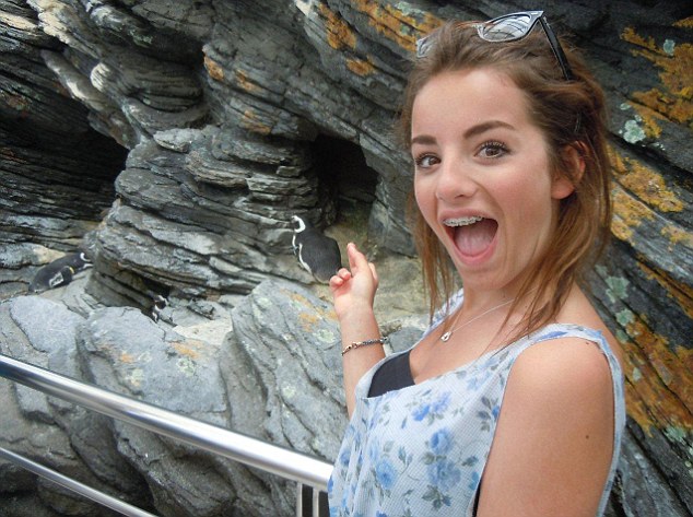 Pecking order: Molly meets the penguins at Lisbon's aquarium