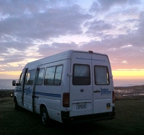 A campervan in New Zealand