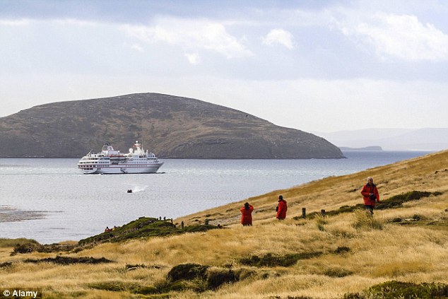 The number of cruise ship visitors to the Falklands is expected to rise significantly again this year