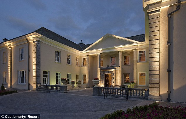 Beautiful setting: Castlemartyr boasts 10-room treatment spas, a fitness studio, and 800-year-old castle ruins
