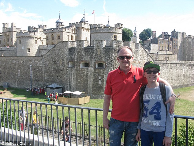 Luszczewski was on a holiday trip to the capital with his young son when they made the decision to pay for a trip on a double-decker Golden Tours Ltd bus