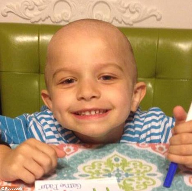 Brave: Even though Nicolas in only 5-years-old and has cancer he's made it half-way through his chemotherapy treatment and is looking forward to going on a vacation with his loving family