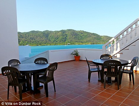 Along with many reception rooms, the Villa on Dunbar Rock also comes with a dive centre stocked with new rental equipment and three dive boats