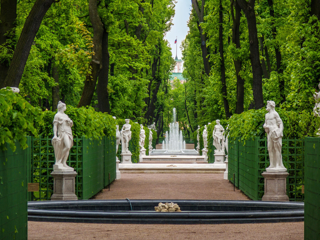 The Summer Garden in St. Petersburg