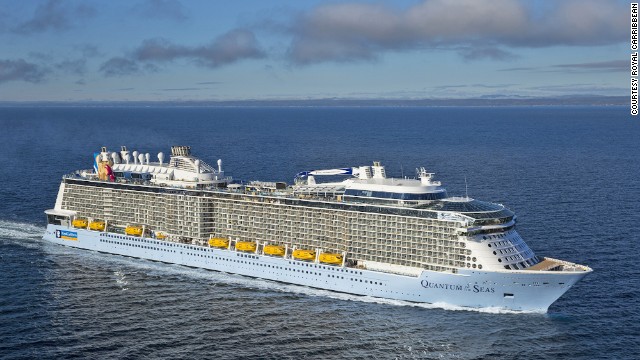 Quantum of the Seas is a third of the size of Royal Caribbean's Oasis class ships.