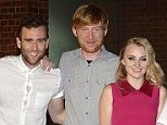 Truly magical: Harry Potter actors Oliver and Jamie Phelps, Matthew Lewis, Domhnall Gleeson, Evanna Lynch, Robbie Coltrane, Helena Bonham Carter, Warwick Davis, Tom Felton and Bonnie Wright were all in attendance at the grand opening of The Wizarding World of Harry Potter Diagon Alley