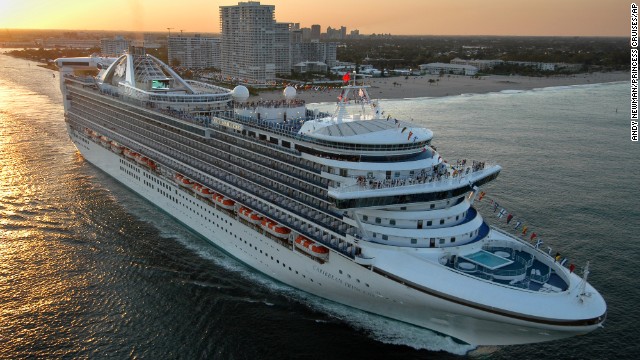 Princess Cruises' Caribbean Princess, seen here, cut its seven-day trip short after at least 165 passengers and 11 crew members reported being ill, the cruise company said Friday, January 31. Click through the gallery to see some other unfortunate events that have affected recent cruises.