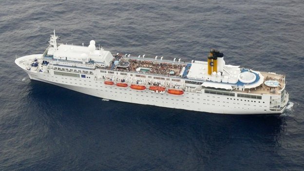 Cruise ship, file pic