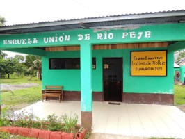 Peje Union School new entrance