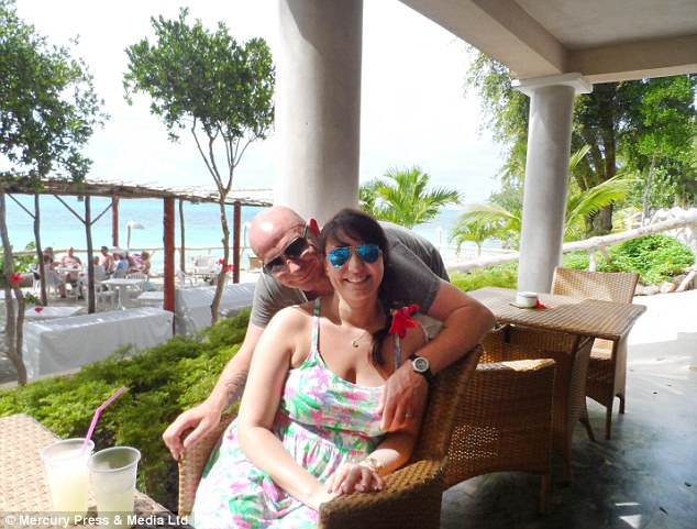 The newlyweds enjoy the facilities at their hotel in Cuba, before being accused of breaking the television