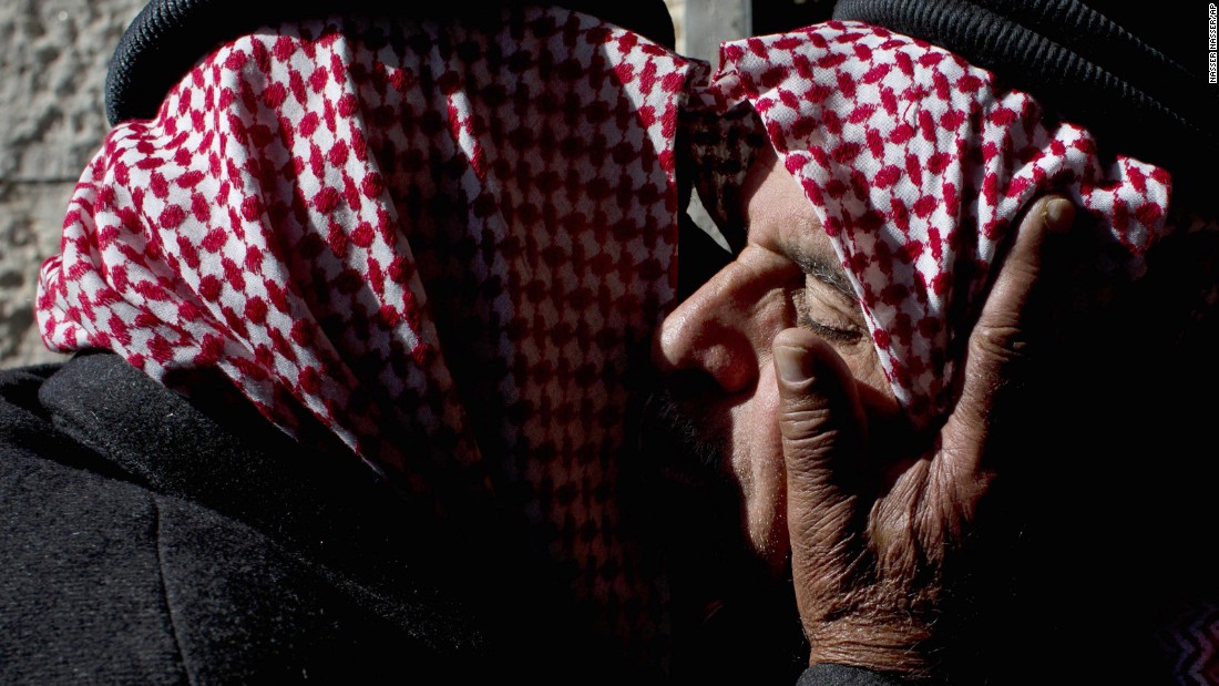 Safi al-Kasasbeh, right, receives condolences from tribal leaders at his home village near Karak, Jordan, on Wednesday, February 4. Al-Kasasbehs son, lt;a href=quot;http://www.cnn.com/2015/02/03/world/gallery/jordanian-pilot-reaction/index.htmlquot; target=quot;_blankquot;gt;Jordanian pilot Moath al-Kasasbeh,lt;/agt; was burned alive in a video that was recently released by ISIS militants. Jordan is one of a handful of Middle Eastern nations taking part in the U.S.-led military coalition against ISIS.